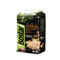 ISOSTAR Barres Cereal Max chocolat noisette