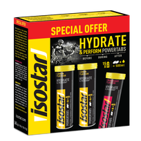 ISOSTAR Offre spéciale Powertabs 2 citron + 1 cranberry