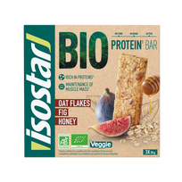 ISOSTAR Barres Protéinées BIO Figues, Miel & Dattes