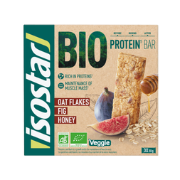 ISOSTAR Barres protéinés bio figues, miel & dattes